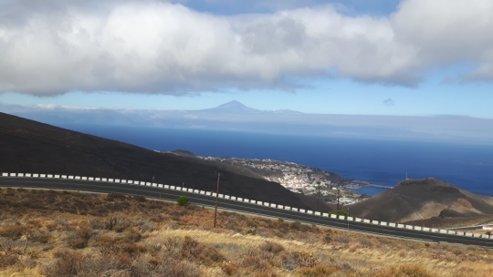 Tenerife de pe La Gomera